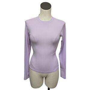 SKIMS Light Purple Long Sleeve Top